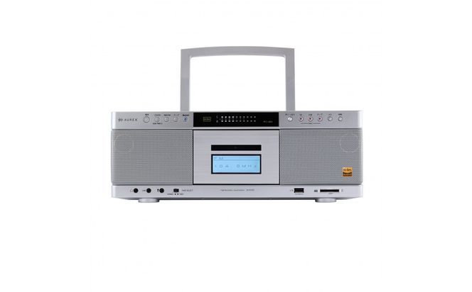 AUREX ハイレゾ対応SD/USB/CDラジオカセットレコーダー AX-KCR90(S) 141305_KV167