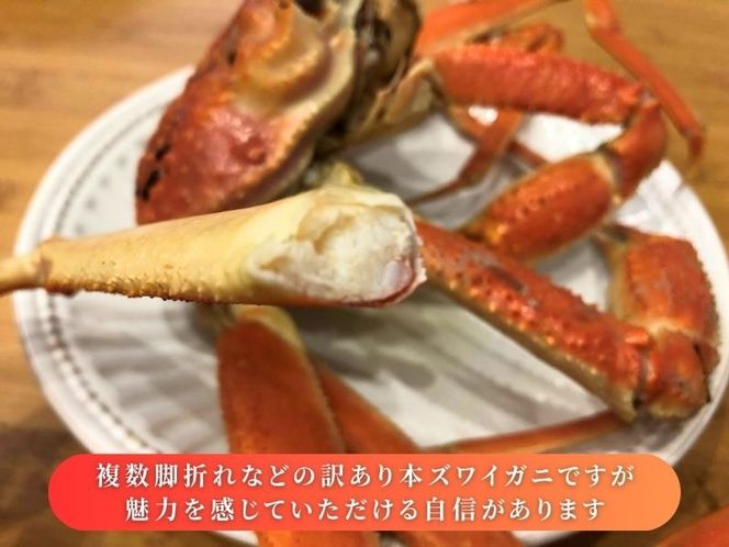 【数量・期間限定】【訳あり】新潟県村上市寝屋漁港産　本ズワイガニ　約2kg（2～6尾入） 1079001