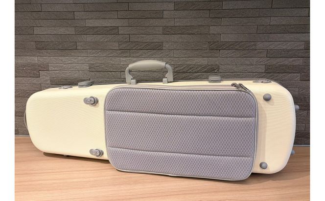 【人気！高評価】ヴァイオリン用ハードケース SUZUKIオリジナル ＜カラー：ミルキーホワイト＞ 232238_AD85VC01