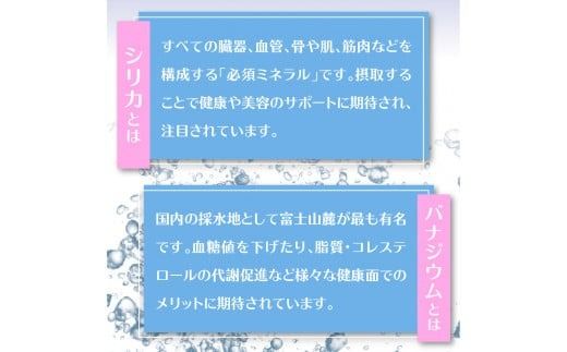 シリカ＆バナジウム強炭酸水PET500ml【1箱(24本入)/2箱(48本入)】友桝飲料