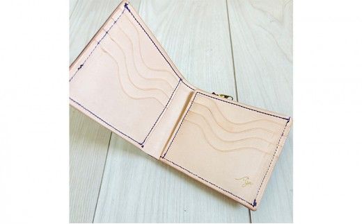財布 本格毛皮 ハーフウォレット パープルｘダルメシアン コンパクトウォレット 高級皮革 レザー 小銭入れ 札入れ コンパクト ダルメシアン ギフト 日用品 雑貨 日進市 愛知県