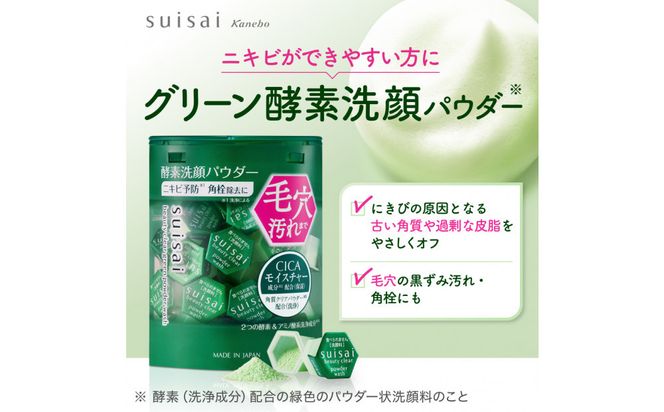 スイサイ　ビューティクリアパウダーウォッシュ（グリーン）トライアル 142069_EJ064VC03