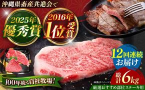 【全12回定期便】【厳選！おすすめ部位】沖縄和牛 佐渡山牛 ステーキ肉 500g ステーキ 牛肉 和牛 焼肉 赤身 沖縄市 / 肉のサブロー[BCBC007]