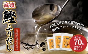 ＜減塩鰹ふりだし 8.3ｇ×60包+10包セット＞ K06_0003_2