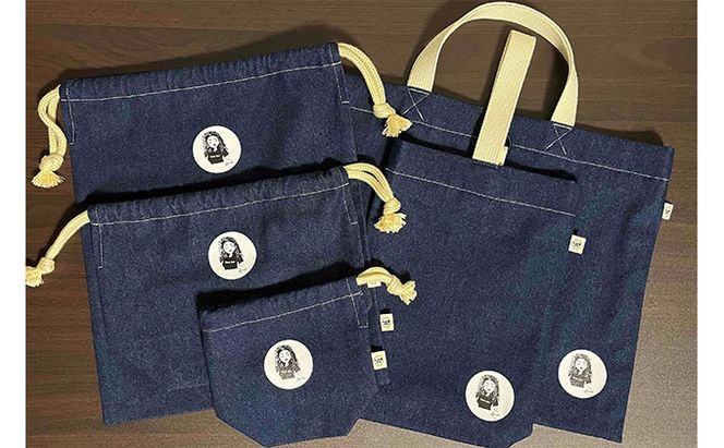 StudioAr-ch×kirei×namioto×e-monコラボ入園入学グッズ5点セット（全3色）[ バッグ シューズバッグ 巾着 ] ファッション カバン 