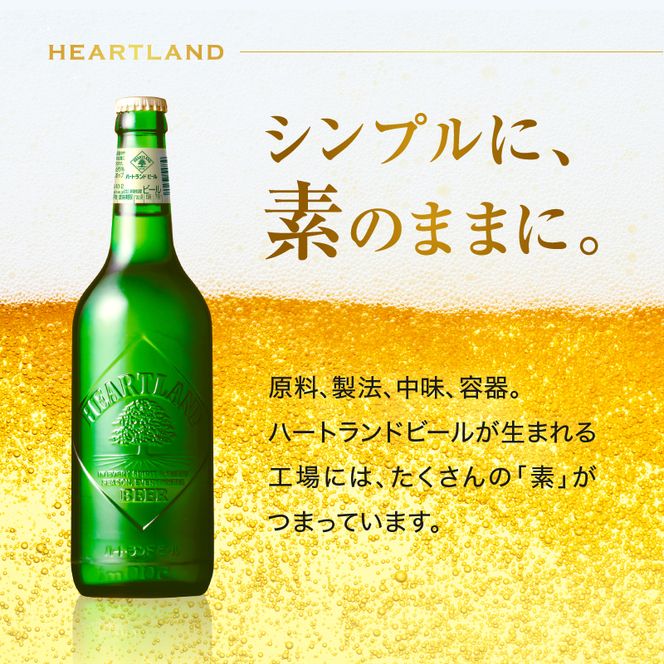定期便 3ヶ月 キリン ビール ハートランドビール 500ml 中瓶 12本 箱入 お酒 アルコール 瓶 3回 お楽しみ 