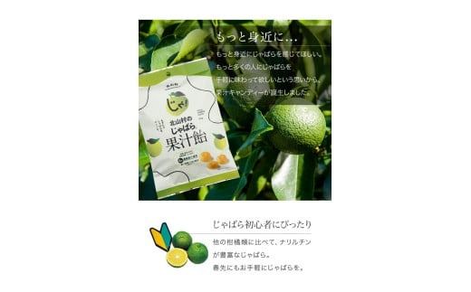 【ふるさと納税】北山村のじゃばら果汁飴×5袋セット（6倍濃縮果汁入）【njb551A】