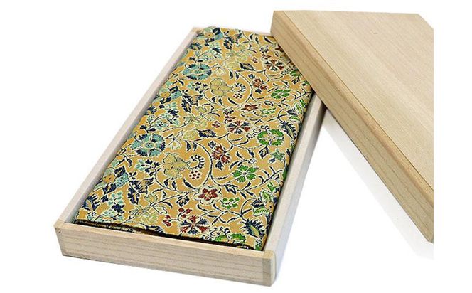 【高島屋選定品】＜龍村美術織物＞早雲寺テーブルセンター（2号サイズ・金） 261009_A-ADK014