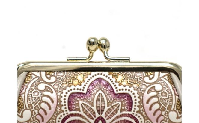 【文庫屋大関】印鑑ケース アンティークレース〈ピオニー〉【皮革工芸品】 革製品 工芸品 民芸品 牛革 小物入れ お祝い ギフト プレゼント 墨田区 東京都