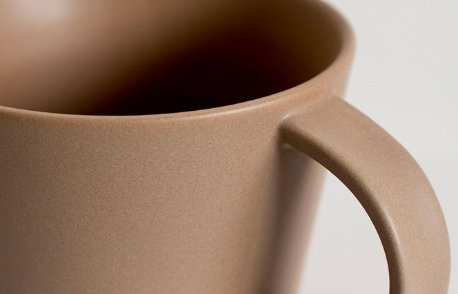 G2610 【スピード発送】マットマグカップ ペアセット マットホワイト/マットブラウン【コップ 食器 食洗器 食洗機 電子レンジ ギフト 贈り物】