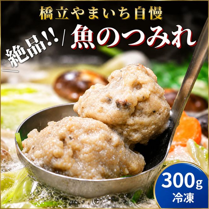 橋立やまいち自慢の魚のつみれ 1パックセット（冷凍）300g つみれ 魚 鍋 京都府 宮津市 myz02 myz11 myz17