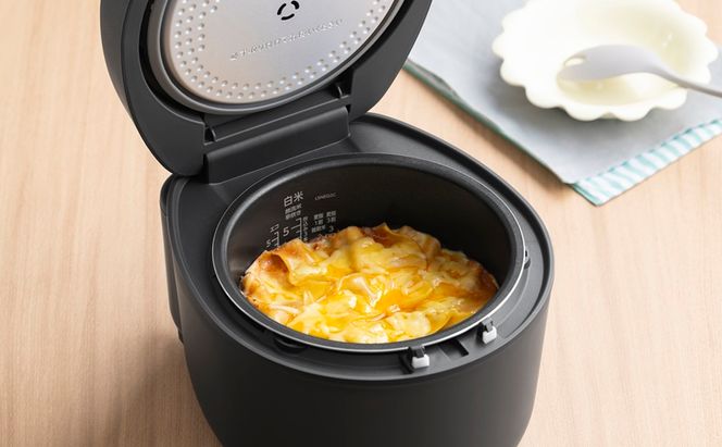 IHジャー炊飯器 5.5合 RC-ILA50-B ブラック 炊飯器 5.5合 5合炊き ih アイリスオーヤマ おしゃれ 銘柄炊き 省エネモード パン ケーキ 一人暮らし 炊飯ジャー