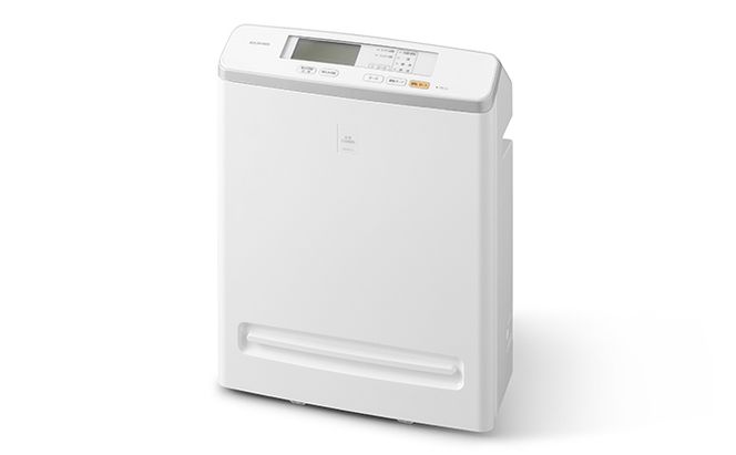 空気清浄機 花粉 アイリスオーヤマ 17畳 ホワイト MSAP-AC100 モニター付き空気清浄機 におい ほこり 花粉 ハウスダスト ウイルス 除去 空気清浄器 浄化 急速清浄 アイリスオーヤマ