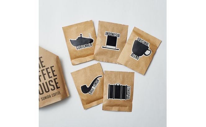 すみだ珈琲 THE COFFEE HOUSE ギフトBOX + 江戸切子 カップ（魚子紋様） コーヒー粉 珈琲 ソース ティーカップ  