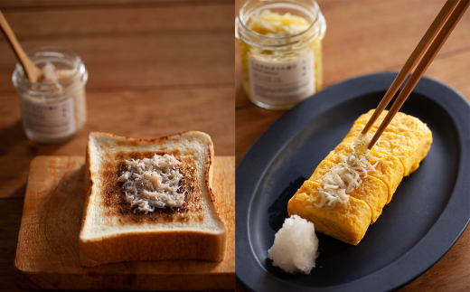 土佐しらす食堂二万匹の「しらすオイル漬け」3個セット しらす オイル漬け 釜揚げ 土佐湾 安芸漁港 六本木 人気店 無添加 保存料不使用 漂白剤不使用 オリーブオイル 米油 白ごま油 プレーン たらこ アヒージョ あおのり 3種 各110g 瓶詰め 高級 ふわふわ 贈り物 ギフト おつまみ 健康 カルシウム 低カロリー 常温保存 安芸市 高知県