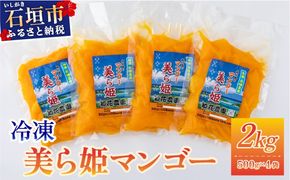 冷凍美ら姫マンゴー 2kg（500g×4袋）CB-4