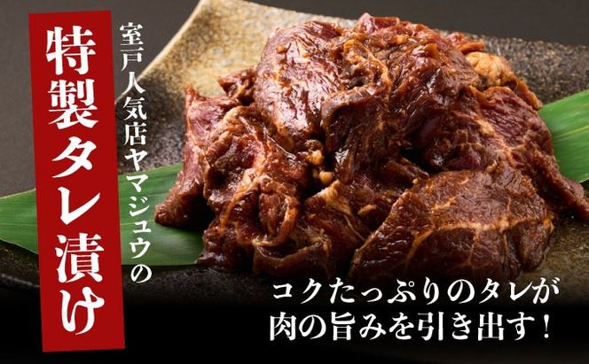 ヤマジュウの特製タレ漬け！牛ハラミ肉５００ｇ【６回定期便】_yj089