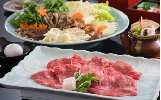 【料亭旅館三田清（みたせ）】（3名様）特撰伊賀牛　すき焼きコースお食事券【mita0005】