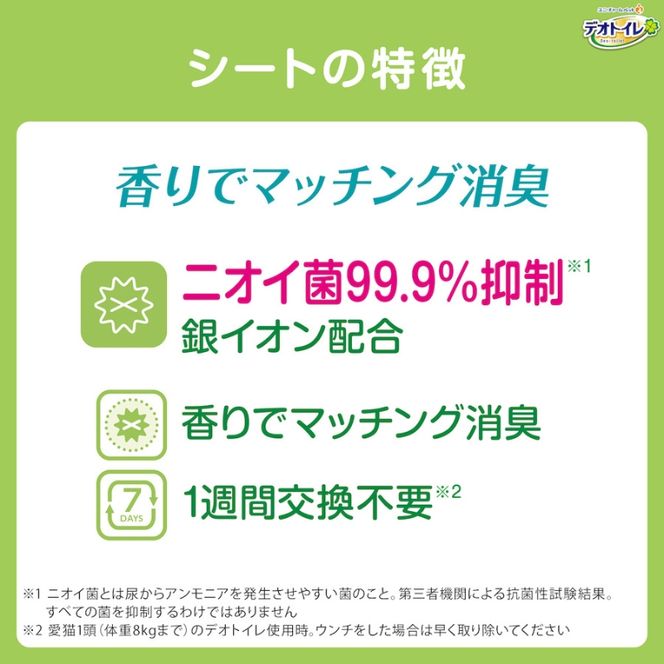 ユニ・チャーム ペットシーツ [ デオトイレ 消臭・抗菌 シート ナチュラルソープ 20枚×4 ]