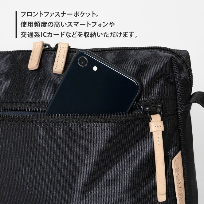 Stroll クロスボディバッグ_No.8860277(09ダークグレー) 横型ショルダーバッグ 日本製 かばん カバン 北海道 赤平市
