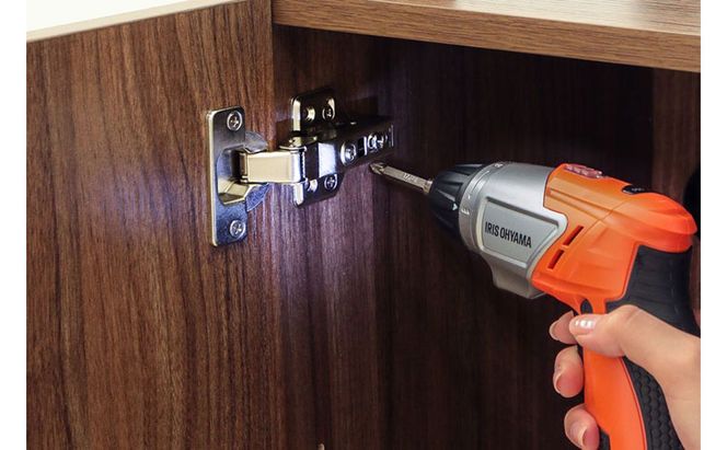 電動工具 充電式電動ドライバー JCD-421-D オレンジ アイリスオーヤマ 電動ドライバー 小型 充電式 コードレス コンパクト 軽量 3.6V LEDライト 家具組立  工具 DIY 初心者 家庭用 実用 父の日