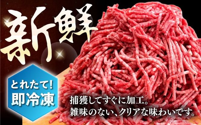 猪肉 ミンチ 2kg 雲仙いのしし / ひき肉 肉 イノシシ ジビエ いのしし ハンバーグ / 南島原市 / もりのめぐみ[SDB013]