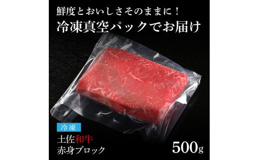 【CF-R7hbk】TKA203　天下味 エイジング工法 熟成肉 土佐和牛 特選赤身ブロック 500g エイジングビーフ 赤身 牛 ブロック 国産 肉 牛肉 和牛 人気 老舗焼肉店 冷凍 新鮮 真空パック 高級 お祝い 高知 高知県 芸西村 故郷納税 25000円 返礼品 贈り物 贈答 ギフト