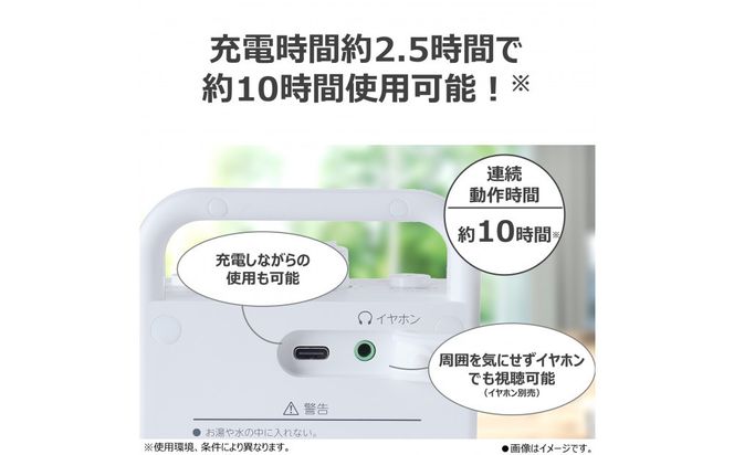 AUREX テレビ用スピーカー（ワイヤレス）「声くっきり」機能搭載 AX-WST10(W) 141305_KV169