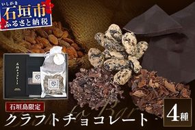 石垣島限定クラフトチョコレート 4種セット【 沖縄県 石垣市 石垣島 クラフト チョコ 限定 カカオ 】FC-1