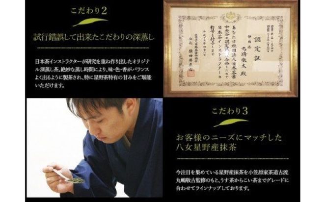 八女茶 緑茶 深蒸し茶 100g×3本詰め お茶 
