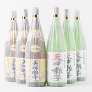 十日町の地酒《天神囃子》一升瓶 6本セット お酒 日本酒 純米酒 本醸造酒 
