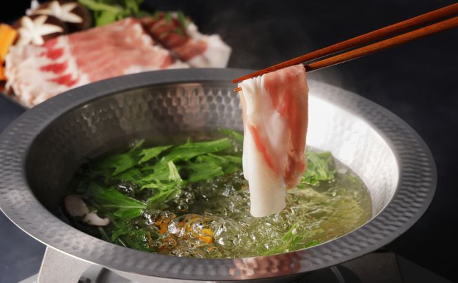 【メディアで多数紹介】 国宝・十勝ロイヤルマンガリッツァ豚 塩しゃぶしゃぶ ロース400g 北海道 幕別町 【 豚肉 豚 しゃぶしゃぶ 塩 湖塩 冷凍 生 】 お肉 牛肉 牛肉/しゃぶしゃぶ  丸勝十勝ヒルズ