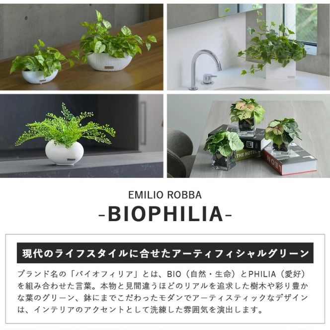 観葉植物 エミリオ・ロバ アイビーL TTTTA-02120サイズ 1個 アーティフィシャルグリーン 造花 つる性 インテリア 水やり不要 本物そっくり 名張市 三重県 棚 シェルフ ハンギング ナチュラル ボタニカル
