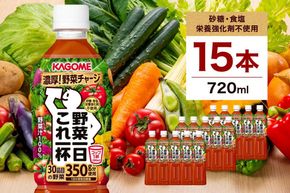 ns001-032　カゴメ野菜一日これ一杯720mlPET×15本