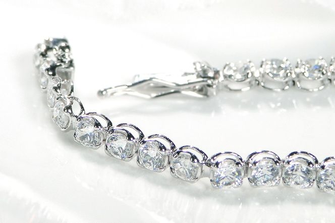 pt900【3.0ct】ダイヤモンド テニス ブレスレット CSBL00018-pt SWAV080