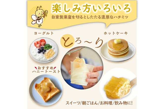 KYOTOTANGOHONEY森の百花蜜純粋天然ハチミツ（巣蜜入り純粋天然ハチミツ１５０ｇ、純粋天然ハチミツ１５０ｇセット）　蜂蜜・はちみつ・国産・天然・ハチミツ・巣みつ・巣密・純粋はちみつ　RM00025