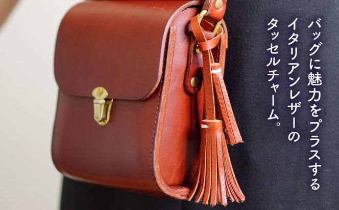 タッセルチャーム 糸島市 / LADIES＆GENTLEMEN [ADK059] レザー 革 革製品 タッセル フリンジ チャーム