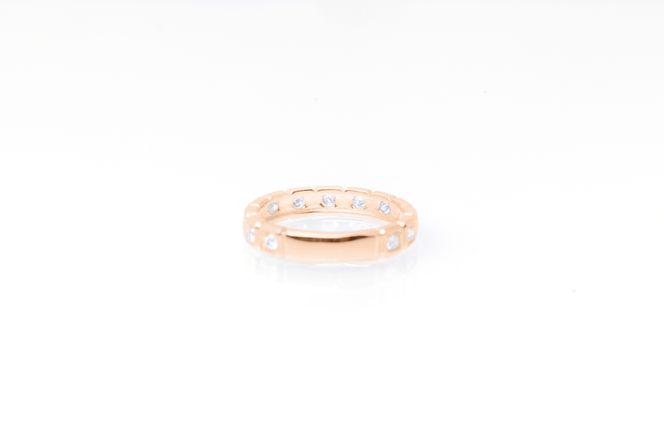 ダイヤモンド リング スクエアー 0.5ct K18 ピンクゴールド 指輪 リング ジュエリー ダイヤ 18金 山梨 H-1615PG SWCI001-pg