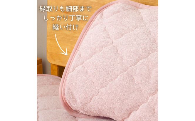 汗をかいても安心 タオル地さらさら　枕パッド【グリーン】 ｜ 仙台市 寝具 オーガニック 安全素材 ギフト 高品質 快適サポート 041009_HX005VC04