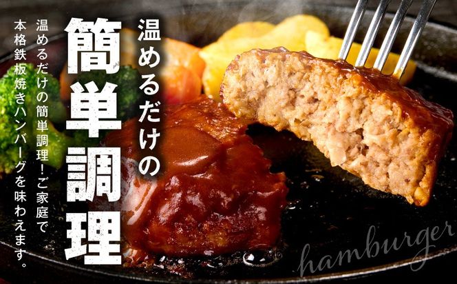 G3773 【温めるだけ】ハンバーグ 10個×140g 特製デミグラスソース【鉄板焼き 簡単調理 個包装 小分け 冷凍 はんばーぐ 一人暮らし お弁当 時短 惣菜 圧倒的企業努力】