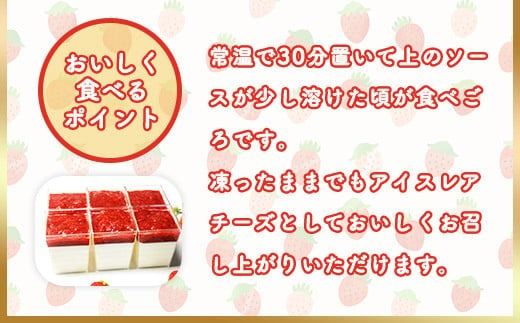 プレミアムあまおうレアチーズケーキ 6カップ MY013