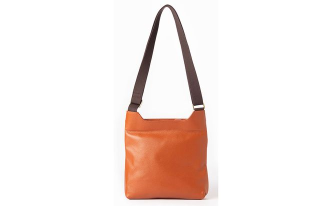 豊岡工房 軽量 牛革ボディショルダーバッグ（4383）キャメル / ショルダーバッグ スリム 大容量 ユニセックス 柔らかい シュリンク牛革 メンズ レディース かばん カバン バッグ 鞄 国産 日本製 小田清株式会社