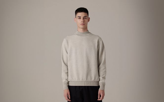 ニット アンユースレス モックネックスニット 服 洋服 ファッション 耐久性 上品 コーマ糸 無撚糸コットン 洗濯可能 墨田区 東京都