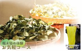 福木染め体験・お気軽コース