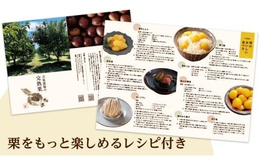 【 吉原農場 の 完熟栗 】 熟成 焼き栗 3袋・栗きんとん 1箱 セット 令和7年産 栗の深雫 完熟  くり クリ 栗ごはん おかし お菓子 果物 フルーツ 数量限定 旬 秋 冬 正月 おせち [CX025ci]
