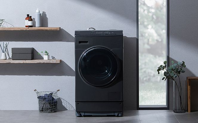 洗濯機 ドラム式洗濯乾燥機 ドラム式洗濯機 8.0kg FLK852-B アイリスオーヤマ 乾燥 5.0kg 温水洗浄 節水 乾燥機 ブラック 