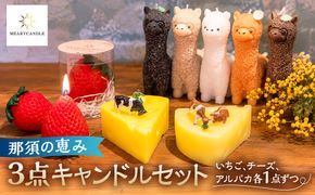 ns152-001-C 那須の恵み3点キャンドルセット