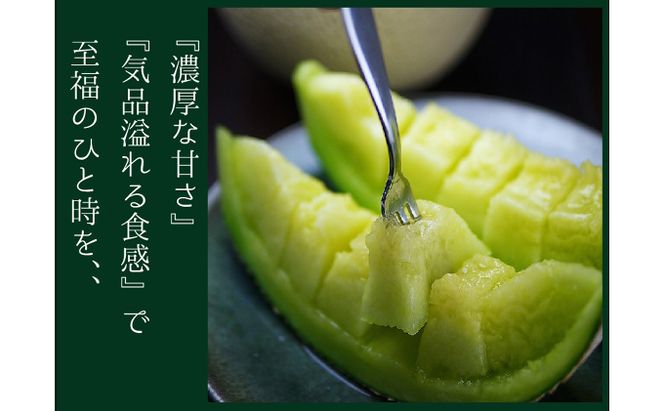 クラウンメロン（白等級）特大玉 ２玉入 果物類 メロン青肉 