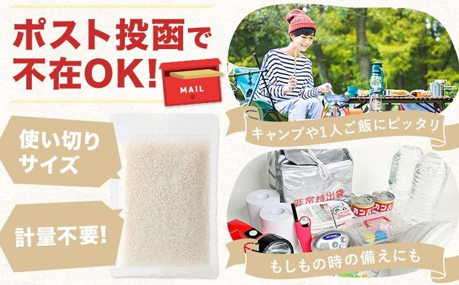 無洗米 米 使い切り パック メール便 選べる 1合 2合 4合 晴れの国おかやま無洗米《30日以内に出荷予定(土日祝除く)》岡山県 笠岡市 送料無料 岡山県産 米 ふるさと納税 わけあり 以上のお米ならこれ お米 おこめ 岡山 むせんまい kome---kasaoka_zsy_341_150---