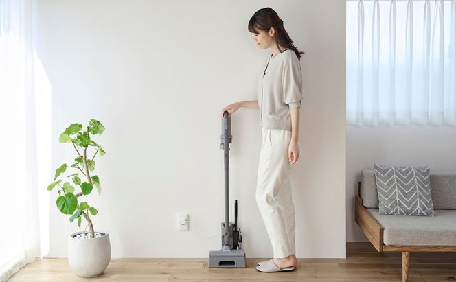 充電式サイクロンスティッククリーナー SCD-124P-H グレー 掃除機 コードレス MagiCaleena マジカリーナ アイリスオーヤマ クリーナー サイクロン 軽量 スタンド 軽い 充電スタンド 充電式 掃除 家電 ギフト おすすめ 人気 アイリス